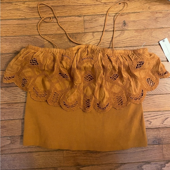 NWT Anthropologie Ruffle Halter - Picture 3 of 3